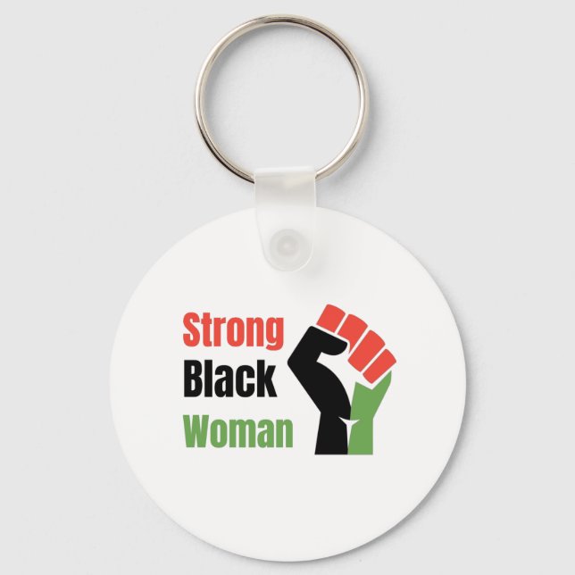 Starong Black Woman Nyckelring (Framsida)