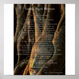 Starong Black Woman Poster
