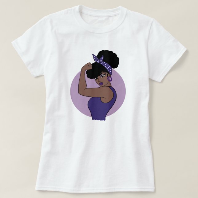 Starong Black Woman T-Shirt (Design framsida)