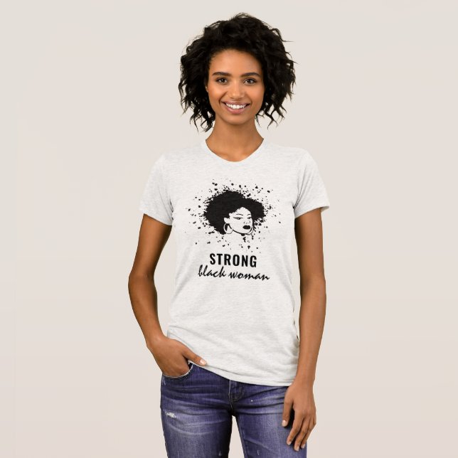 Starong Black Woman T-Shirt (Hel framsida)