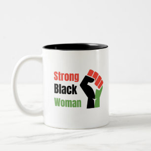 Starong Black Woman Två-Tonad Mugg