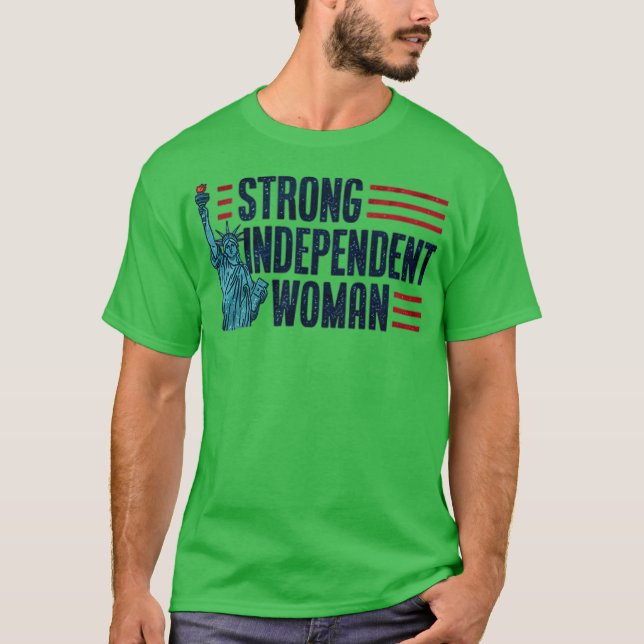 Starong Oberoende Woman T Shirt (Framsida)