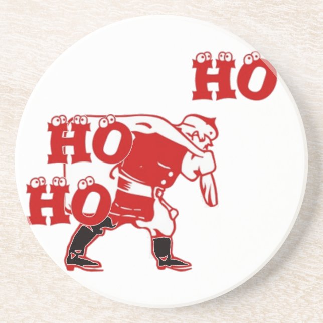 Starong Santa Ho Ho Ho-samlingen Underlägg Sandsten (Framsidan)