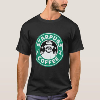Starpuggkope Kaffe Funny Pug T Shirt