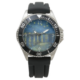 Starrinatten över floden Rhone (av van Gogh) Armbandsur