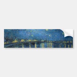 Starrinatten över floden Rhone (av van Gogh) Bildekal