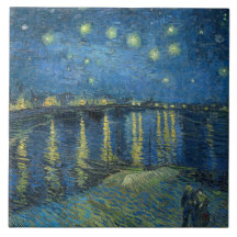 Starrinatten över floden Rhone (av van Gogh)