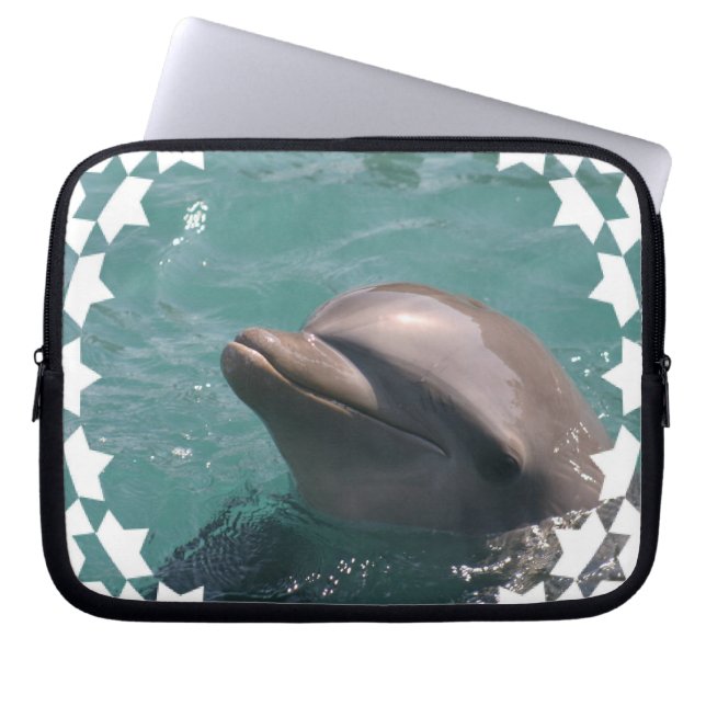 Starring av en delfinlaptop sleeve (Framsidan)