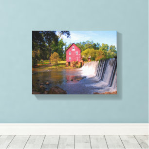 Starr's Mill Georgia Canvastryck