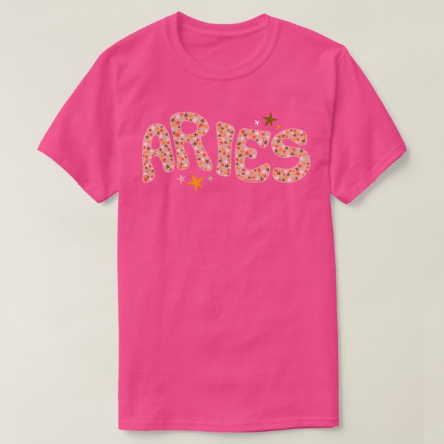 Starry Aries T Shirt (Design framsida)