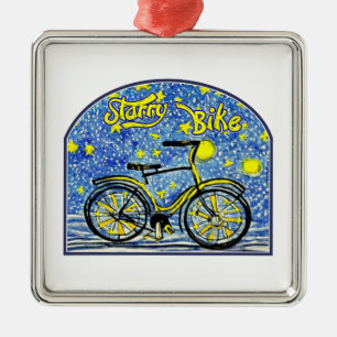 Starry Bike Julgransprydnad Metall