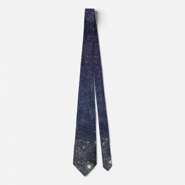 Starry Blå himmel Tie Slips (Framsida)