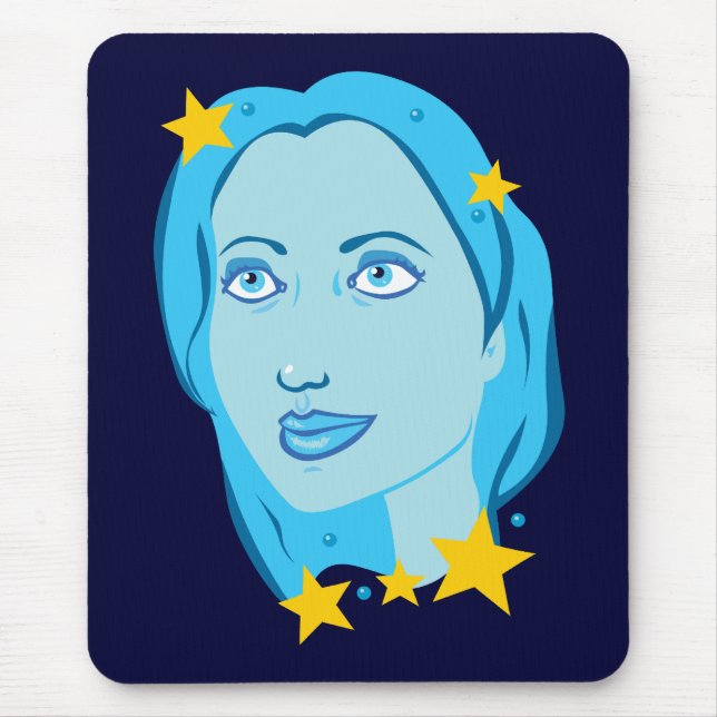 Starry Blue Girl Musmatta (Framsidan)