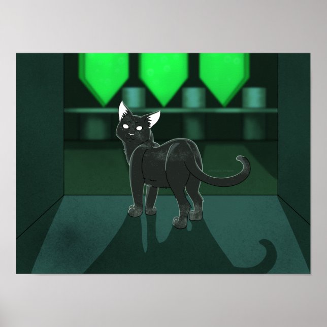 Starry Cat Poster (Framsidan)
