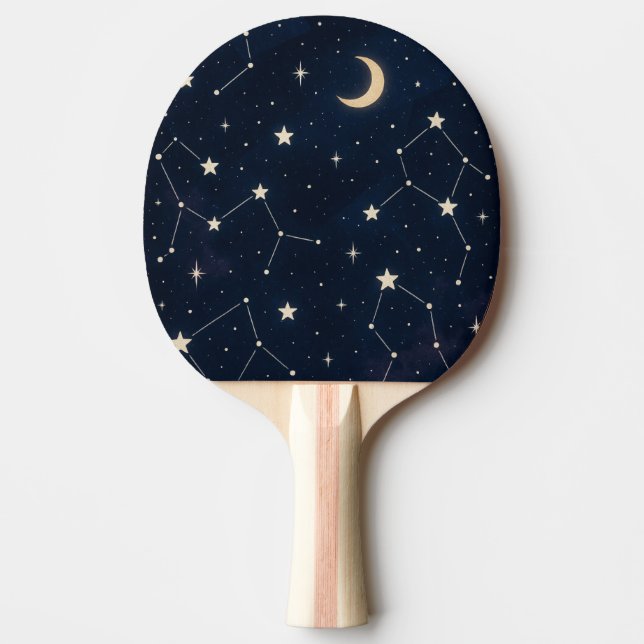 Starry Constellation Himmel - Celestial Night Möns Pingisracket (Framsidan)