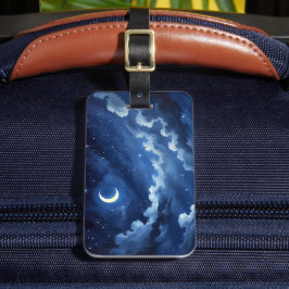 Starry Crescent Himmel Bagagebricka