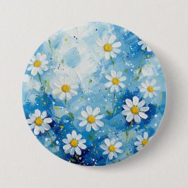 Starry Daisies on Midnight Blue Knapp