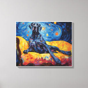 Starry Dane Canvastryck