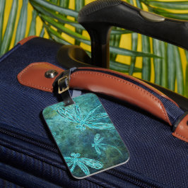 Starry Dragonfly Night Bagagebricka