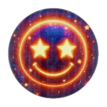 Starry-Eyed Glow Emoji