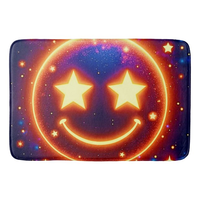 Starry-Eyed Glow Emoji Badrumsmatta (Framsidan)