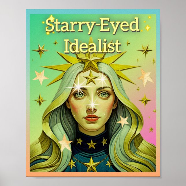 STARRY-EYED IDEALIST POSTER (Framsidan)
