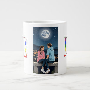 Starry-Eyed Romantik Jumbo Mugg