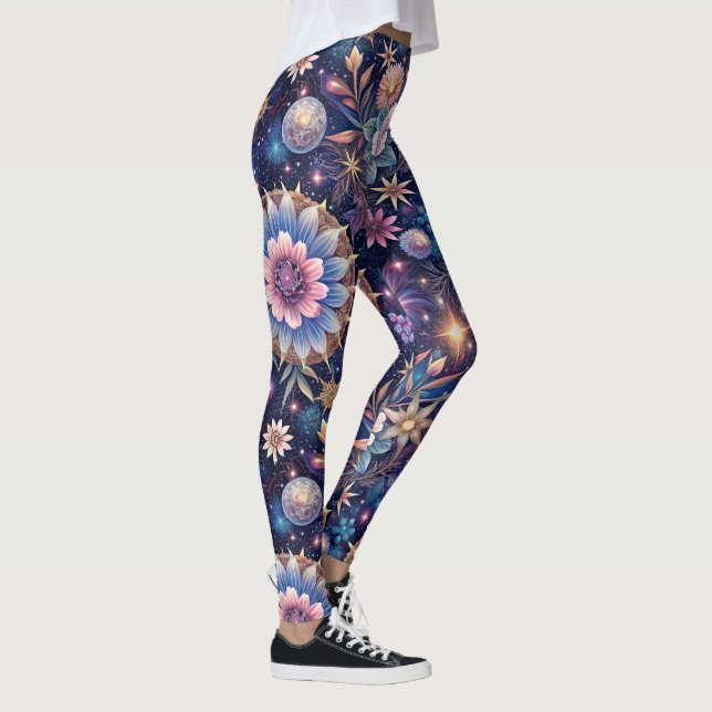 Starry Flowers Leggings (Höger)