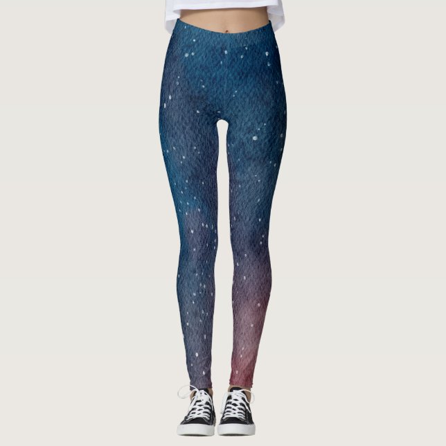 Starry Galaxy Leggings (Framsida)