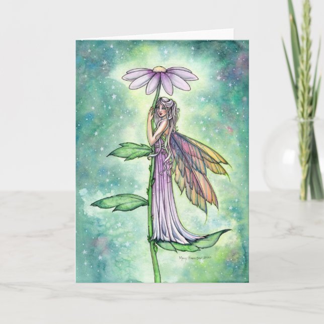 Starry Garden Vår Flower Fairy by Molly Harriso Kort (Framsida)