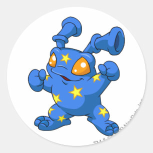 Starry Grundo Runt Klistermärke