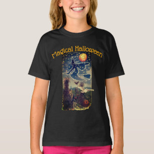 Starry Halloween Night Womens Shirt T