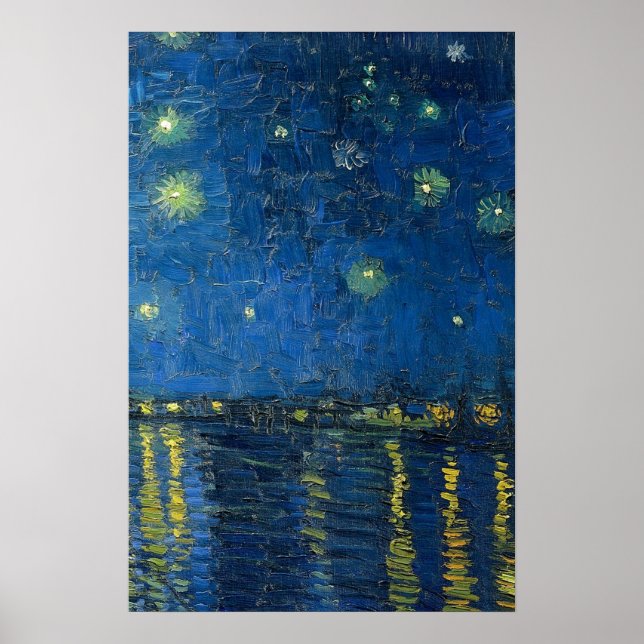 Starry Harbour Skyscape Art Poster (Framsidan)