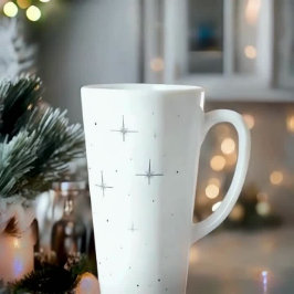 Starry Helgdag Large Latte Mugg | Festive Drinkwar