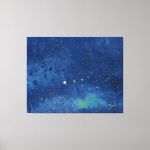 Starry himlar canvastryck