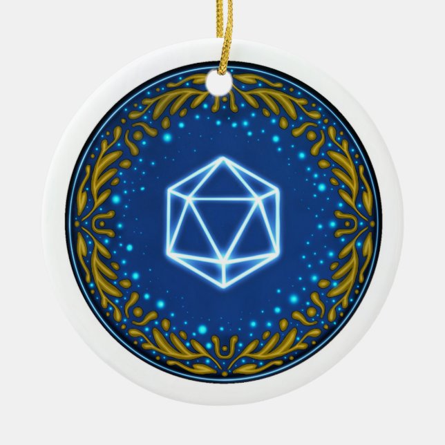 Starry Himlar D20 Ornament (Framsidan)