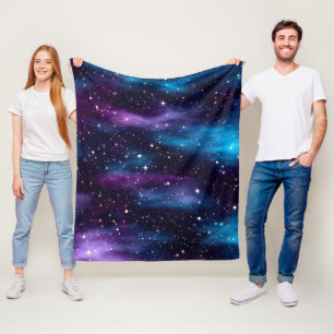Starry Himlar Galaxy Fleecefilt