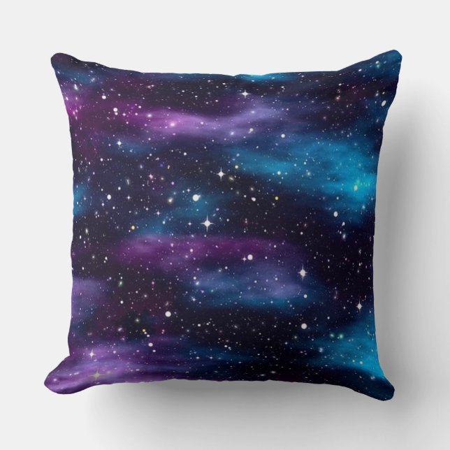 Starry Himlar Galaxy Kudde (Framsida)