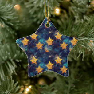 Starry Himlar Julgransprydnad Keramik