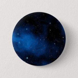 Starry himmel för blått knapp