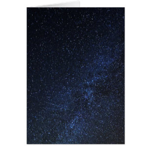 Starry himmel hälsningskort