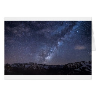 Starry himmel hälsningskort