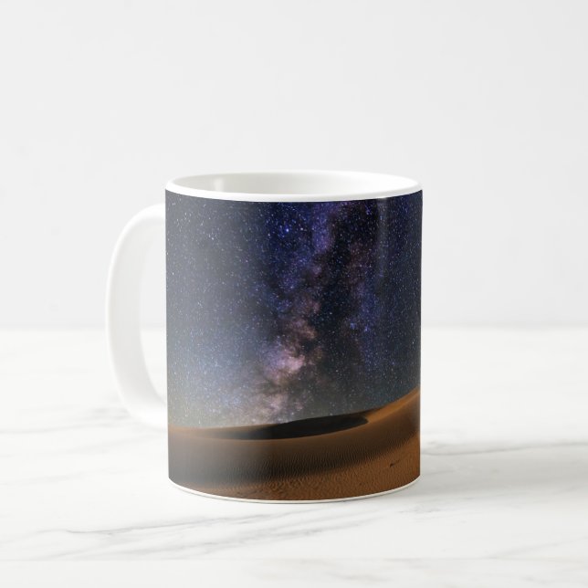 Starry himmel över den SanddynGobi öknen Kaffemugg (Framsida vänster)