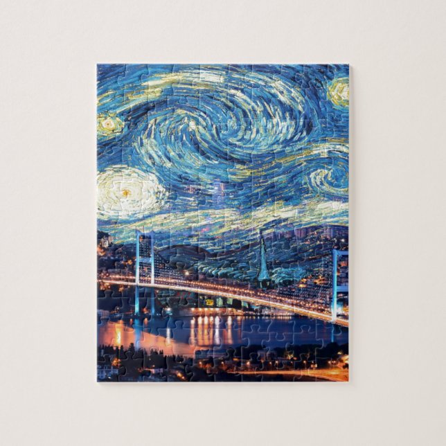 Starry Istanbul Pussel (Vertikal)