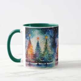 Starry jul Natt Ceramic Mugg