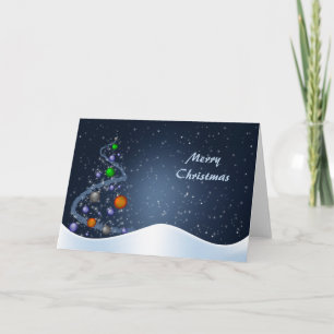 Starry julnatt helgkort