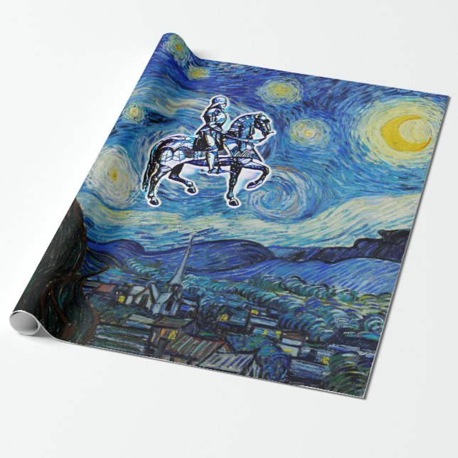 Starry        KnightWrapping Papper Presentpapper (Utrullad)
