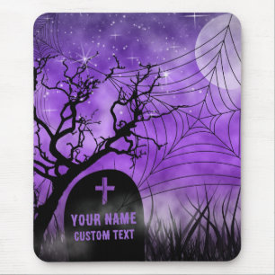 Starry Lila Goth Graveyard Full Moon Musmatta