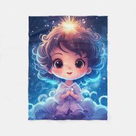 Starry Little Princess Natt Girly Personalize Fleecefilt