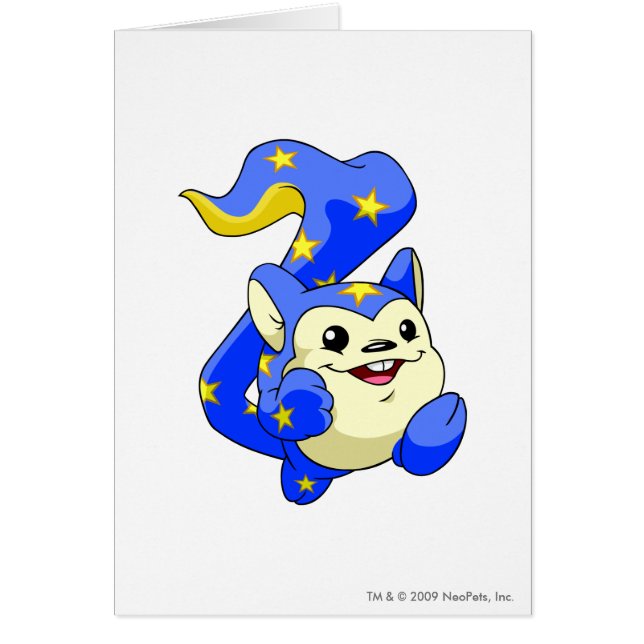 Starry Meerca Hälsningskort (Framsidan)